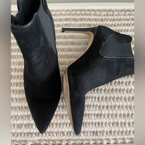 Tory Burch Black Suede Women's Ankle Boots